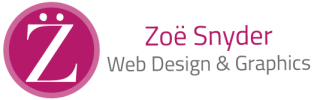 Zoe Snyder.com - Web design and graphics - Houston, Texas
